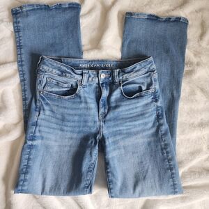 American Eagle Outfitters Women's Denim Straight Leg Jeans